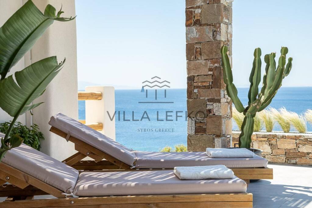 Villa Lefko Mégas Yialós-Nítes Exteriör bild
