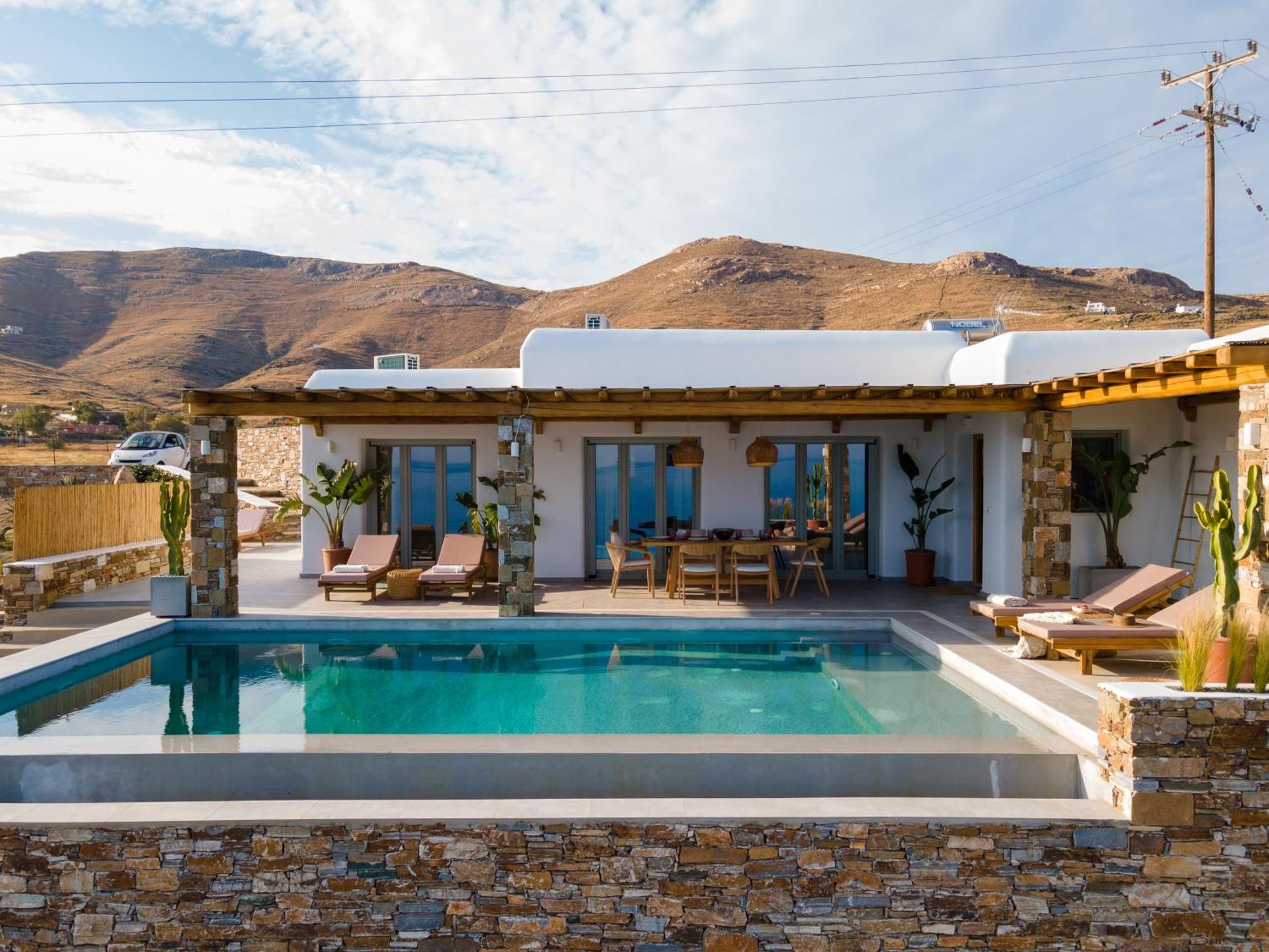Villa Lefko Mégas Yialós-Nítes Exteriör bild
