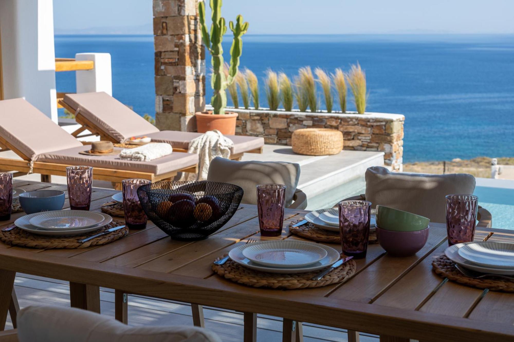 Villa Lefko Mégas Yialós-Nítes Exteriör bild